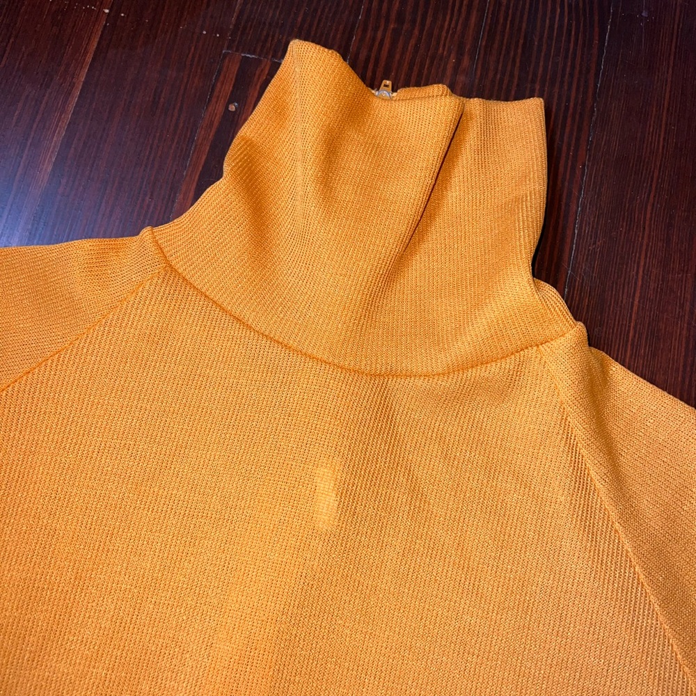 Vintage Orange Turtleneck